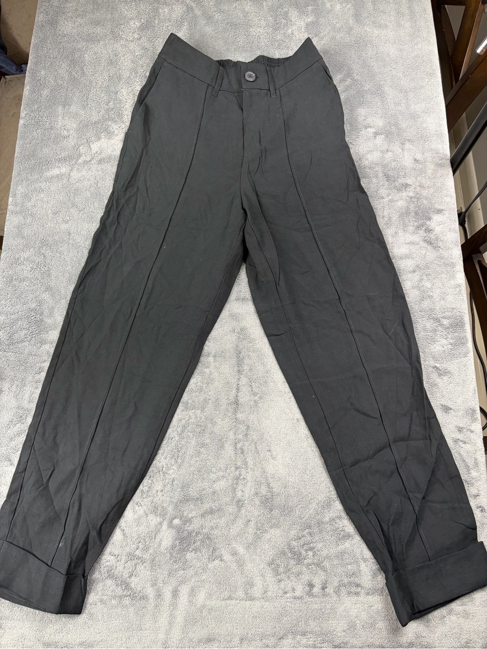 A New Day Woman Black Tailored Casual Pants size 2